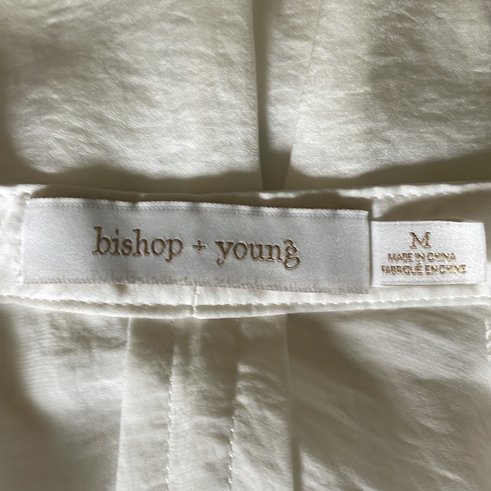 Bishop + Young Cream Blouse M - Picture 5 of 10